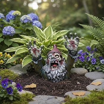 Spooky Horror Garden Gnomes