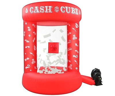 Inflatable Money Grab Cube for Parties